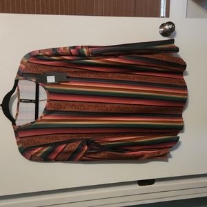 Crazy Train Striped Blouse